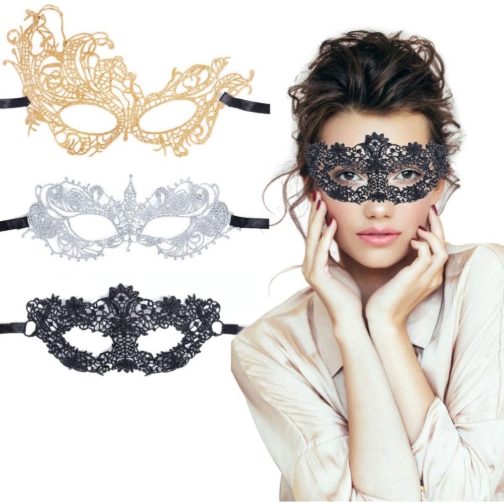 Lace Masquerade Masks set of 3